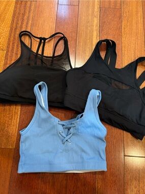Lululemon/Year of ours sports bra bundle of 3
